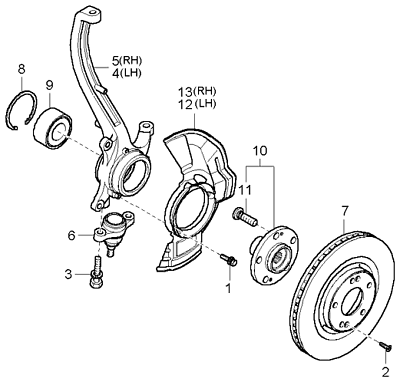 51712S0000 OEM DISC-FRONT WHEEL BRAKE For Hyundai Veloster N /DHL ...