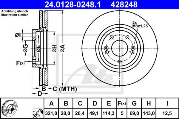 517122W700,KIA 517122W700 Brake Disc for KIA