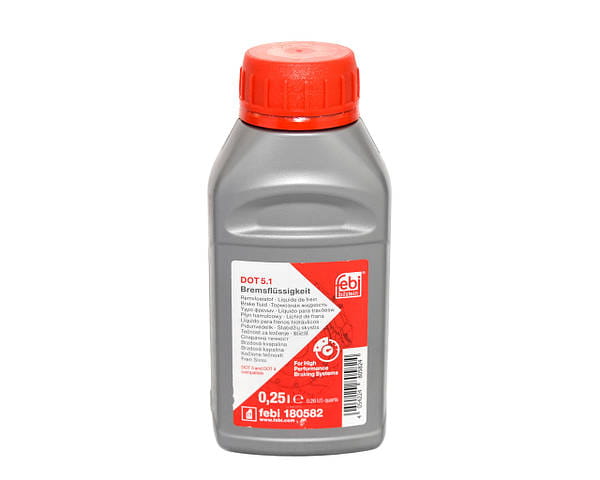 Тормозная жидкость FEBI DOT 5.1 (0.25L) Class 3, 4, 5.1 180°C/260 ...