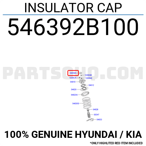 INSULATOR CAP 546392B100 | Hyundai / KIA Parts | PartSouq