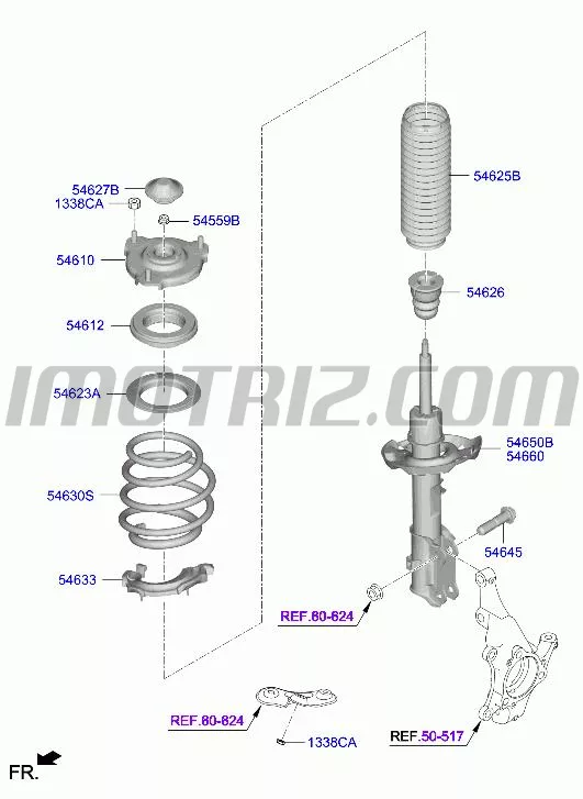Espiral Delantero 54632CM000