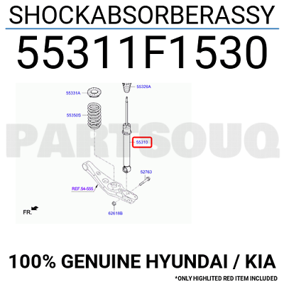 55311F1530 Genuine Hyundai / KIA SHOCKABSORBERASSY | eBay