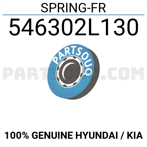 SPRING-FR 546302L130 | Hyundai / KIA Parts | PartSouq