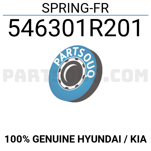 SPRING-FR 546301R201 | Hyundai / KIA Parts | PartSouq