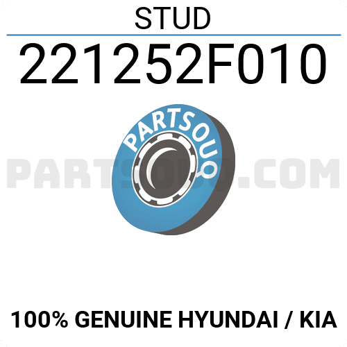 STUD 221252F010 | Hyundai / KIA Parts | PartSouq