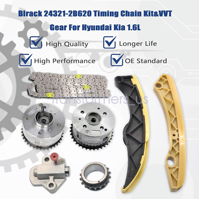 Engine Timing Chain Kit Fit 2012-2018 2019 2020 2021 Hyundai Kia ...