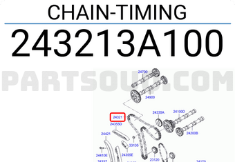 CHAIN-TIMING 243213A000 | Hyundai / KIA Parts | PartSouq